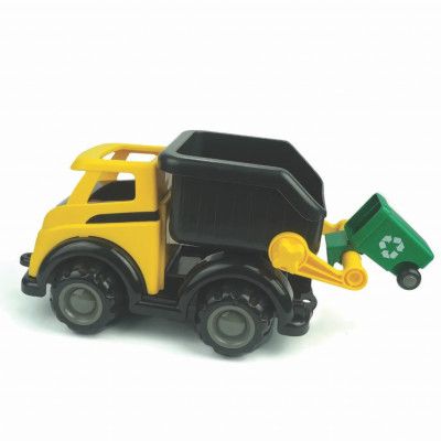 Sopbil - Mighty - Svart och gul - Viking Toys