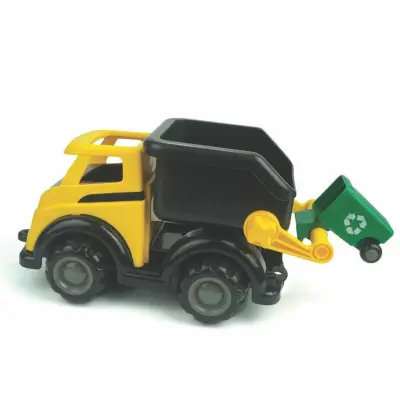 Sopbil - Mighty - Svart och gul - Viking Toys